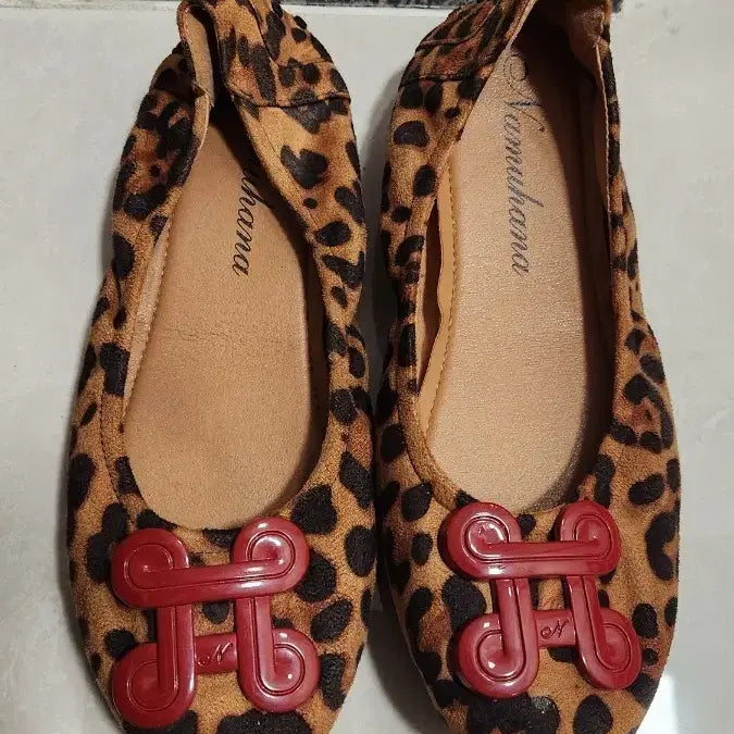 [BUNJANG] Namuhana Leopard Pattern Flats / 나무하나 레오파드 플랫슈즈 호피신발