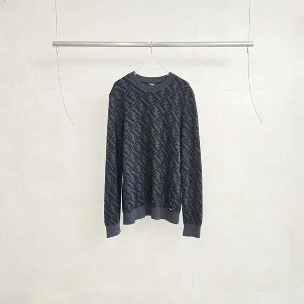 [BUNJANG] Fendi FF Logo Knit Sweater Size 48 / 펜디 FF로고 니트 스웨터 48 FZX005