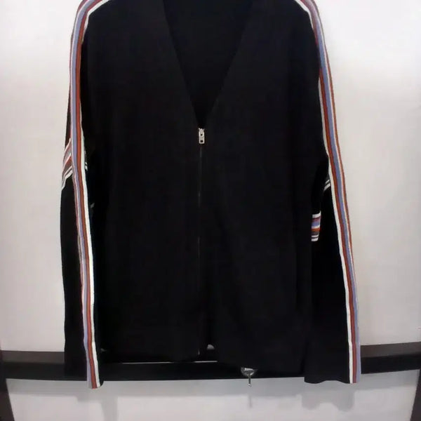 [BUNJANG] System Black Zip-Up Cardigan Size 105 / 시스템 블랙 집업 가디건 105