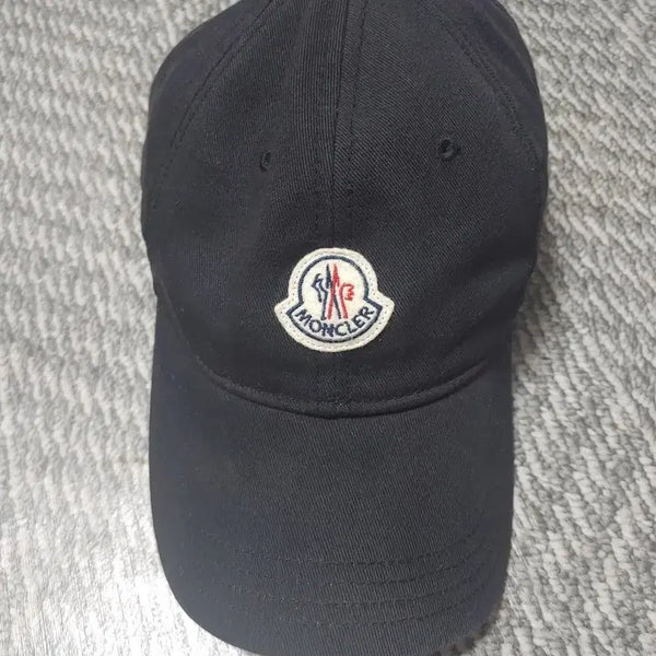 [BUNJANG] Moncler Black Baseball Cap / 몽클레르 볼캡 블랙