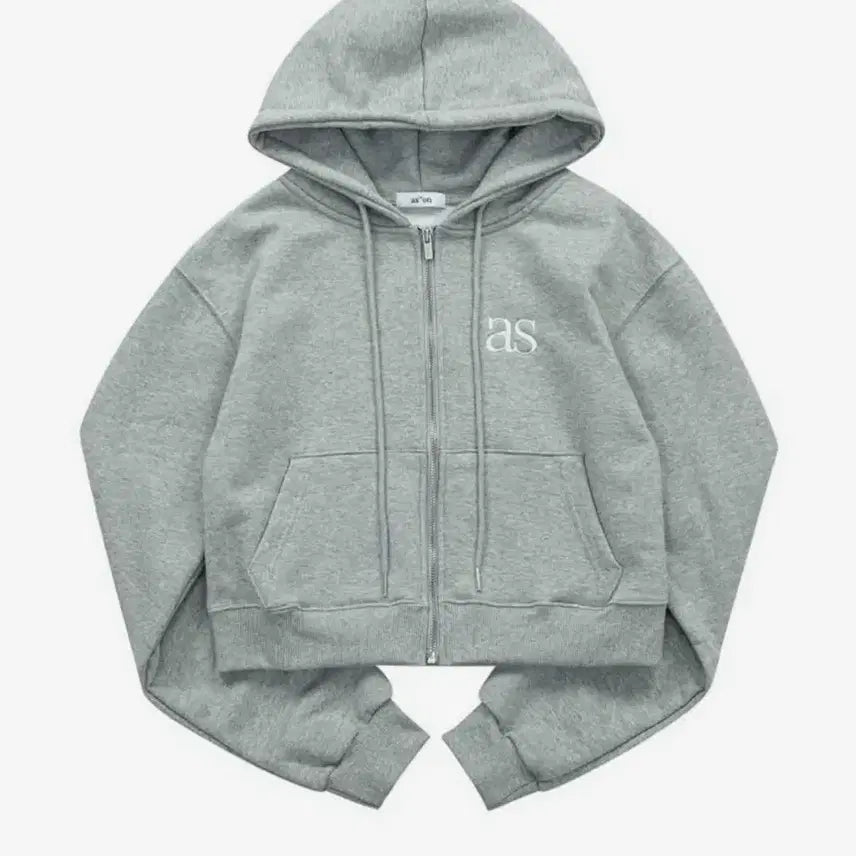 [BUNJANG] AZON BASIC TRAINING HOOD ZIP-UP Grey / 애즈온 BASIC TRAINING HOOD ZIP-UP 베이직 트레이닝 후드집업 그레이