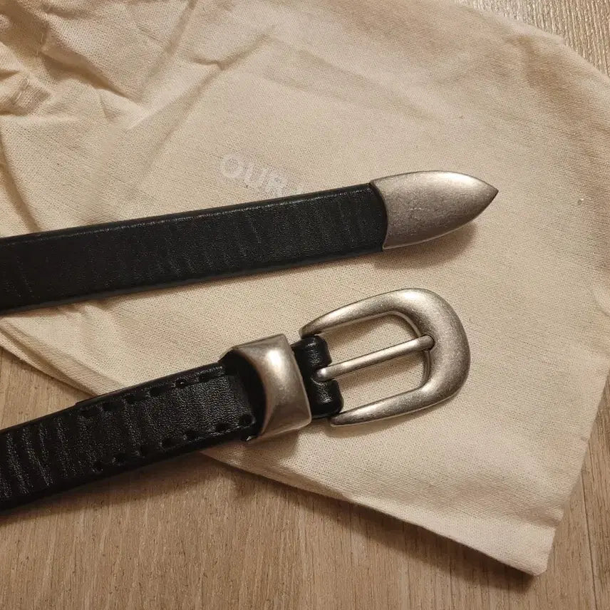 [BUNJANG] Our Legacy 2cm Belt Black 80 / 아워레가시 2cm 벨트 블랙 80