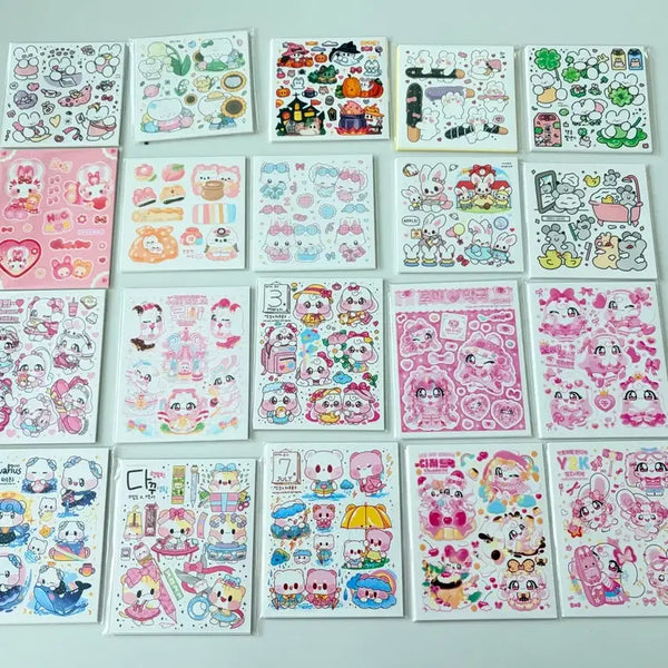 [BUNJANG] Sticker Bundle Set (20 Sets, No Duplicates) / 인스 무중복 20세트 포용처분 공개랜박 인스랜박 (엥꼬 10세트 포함)