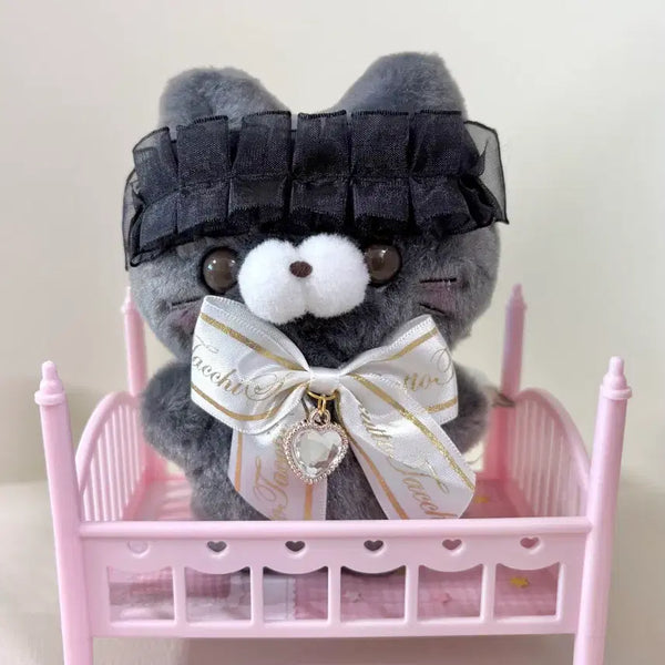 [BUNJANG] ScuTtoTachii Gothic Style Medium Cat Plush Doll 14cm / 스쿳토탓치상 중형 고딕풍 고양이 인형 누이 14cm