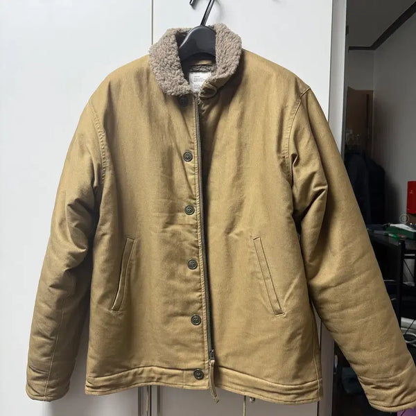 [BUNJANG] OUTSTANDING 10th Anniversary N-1 Deck Jacket Khaki Large / 아웃스탠딩 10주년 N 1 덱 자켓 판매합니다.