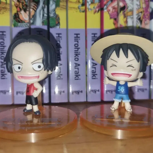 [BUNJANG] One Piece Ace Luffy Depolmaster Petit Chara Bundle Set / 원피스 에이스 루피 피규어 데폴마이스터 쁘띠 푸치 일괄
