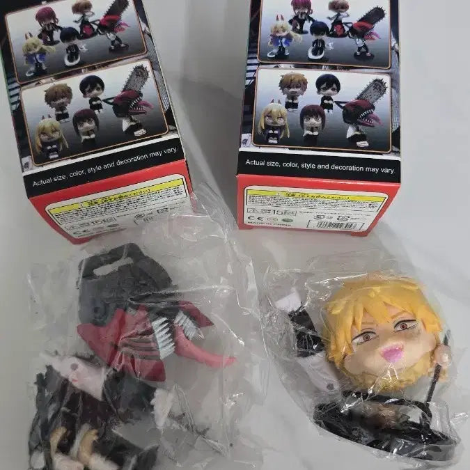 [BUNJANG] Chainsaw Man SD Mini Figure Set (Denji / Chainsaw Man) / [체인소맨] SD 미니 피규어 2종 일괄 (덴지 / 체인소맨)