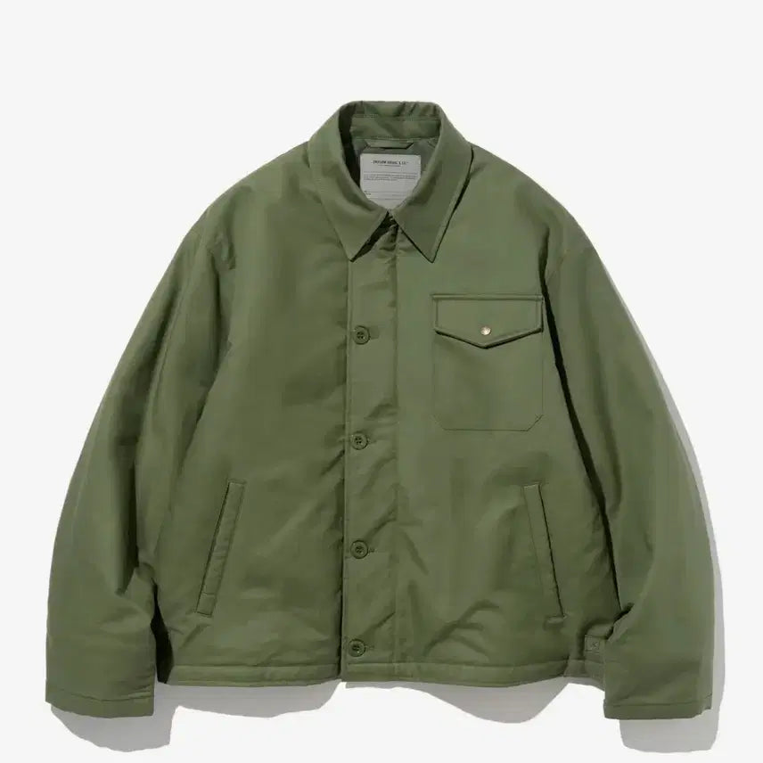 [BUNJANG] Uniform Bridge A-2 Deck Jacket Sage Green / 유니폼 브릿지 a-2 덱자켓