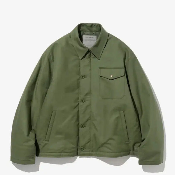 [BUNJANG] Uniform Bridge A-2 Deck Jacket Sage Green / 유니폼 브릿지 a-2 덱자켓