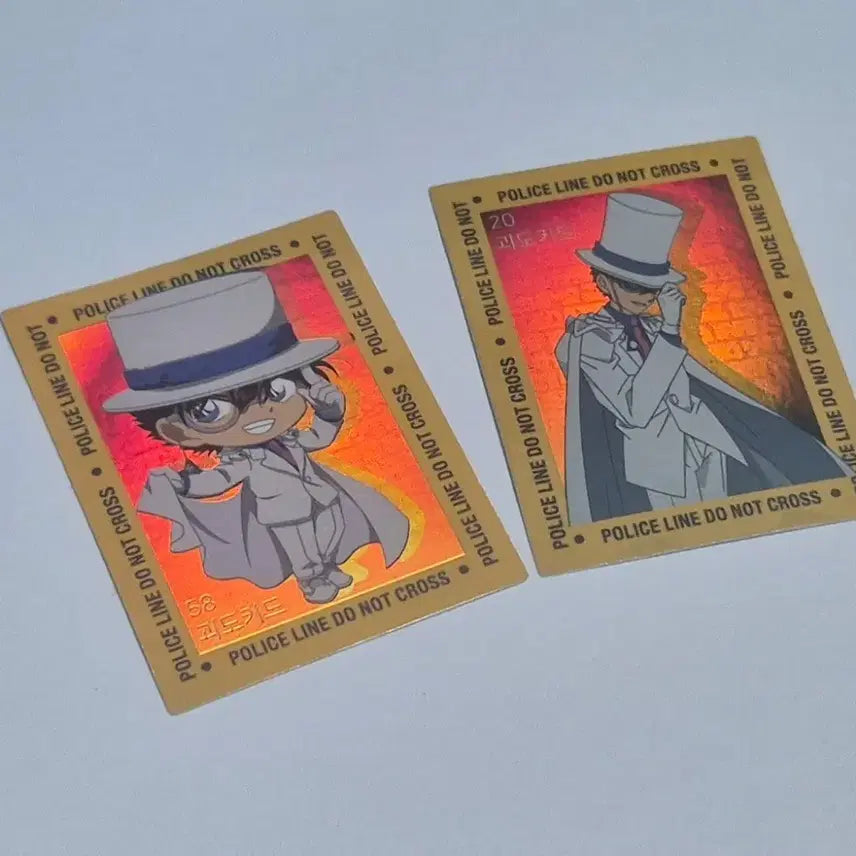 [BUNJANG] Kaito Kid Sticker Set / 괴도키드 카드 띠부실 굿즈 2종 세트