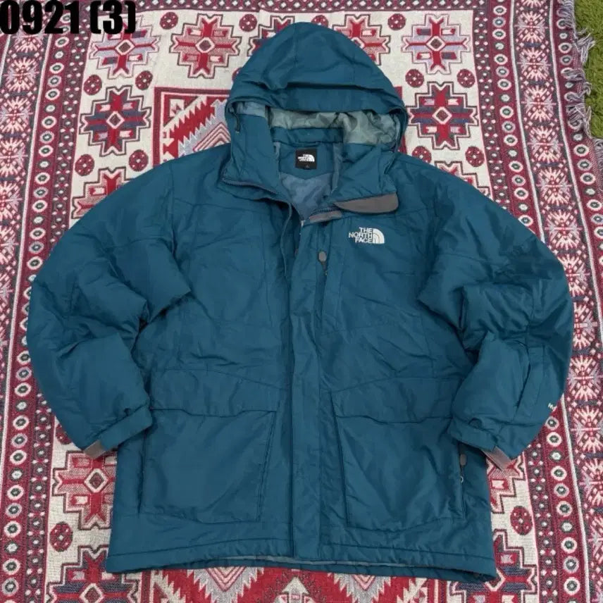 [BUNJANG] The North Face Winter Padded Jacket Blue L / 노스페이스 방한용 패딩 자켓 블루 L 0921