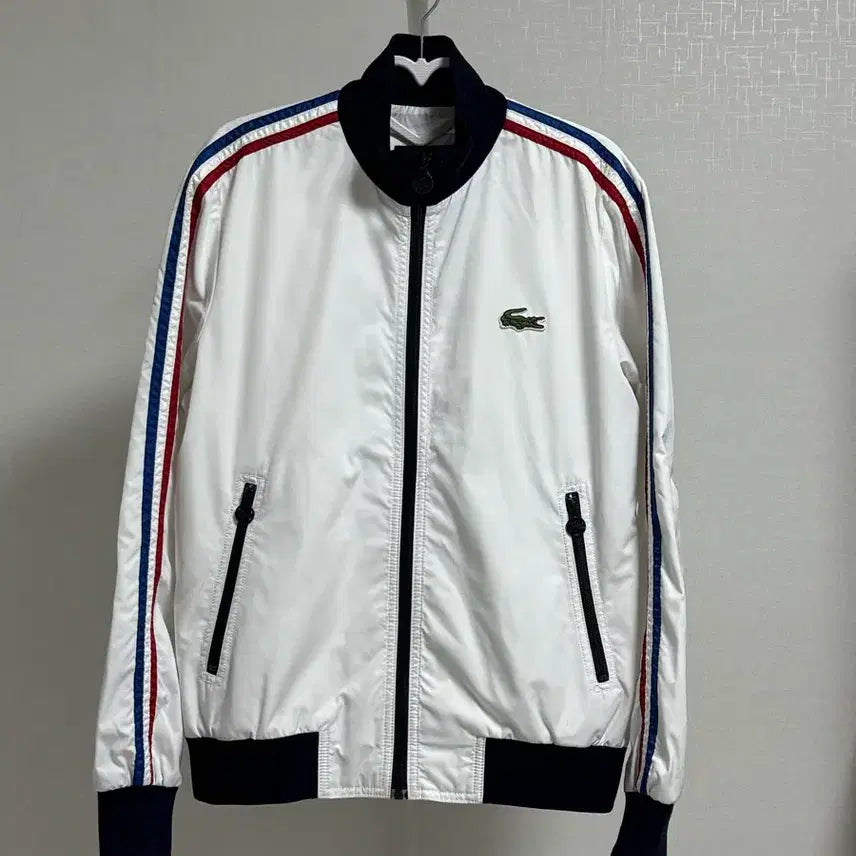 [BUNJANG] Lacoste Multicolor Windbreaker Jacket / 라코스테 바람막이 미디움