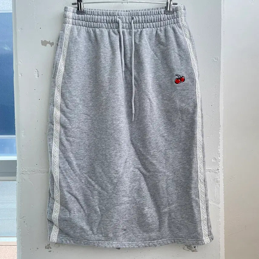 [BUNJANG] Kirsh Cherry Midi Skirt / (1) 키르시 체리 미디 치마 스커트