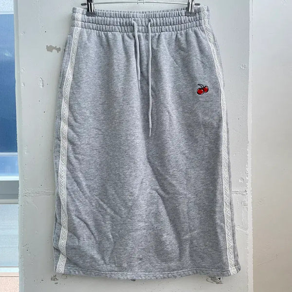 [BUNJANG] Kirsh Cherry Midi Skirt / (1) 키르시 체리 미디 치마 스커트