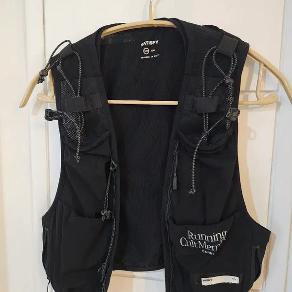 [BUNJANG] Satisfy 5L Vest Black S/M / s/m 세티스파이 5L 조끼 베스트 블랙
