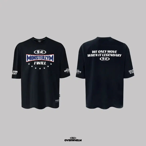 [BUNJANG] Monster Gym Tracksuit Set (Top & Bottom) - Black, New / [2,M 새상품] 압도 26년 몬스터짐 상하의 판매