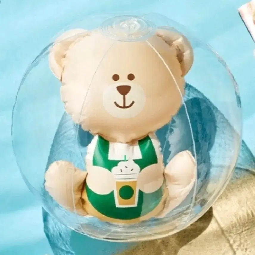 [BUNJANG] Starbucks Bearista Beach Ball (New) / 스타벅스 베어리스타 비치볼 (새제품)