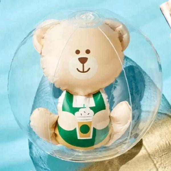 [BUNJANG] Starbucks Bearista Beach Ball (New) / 스타벅스 베어리스타 비치볼 (새제품)