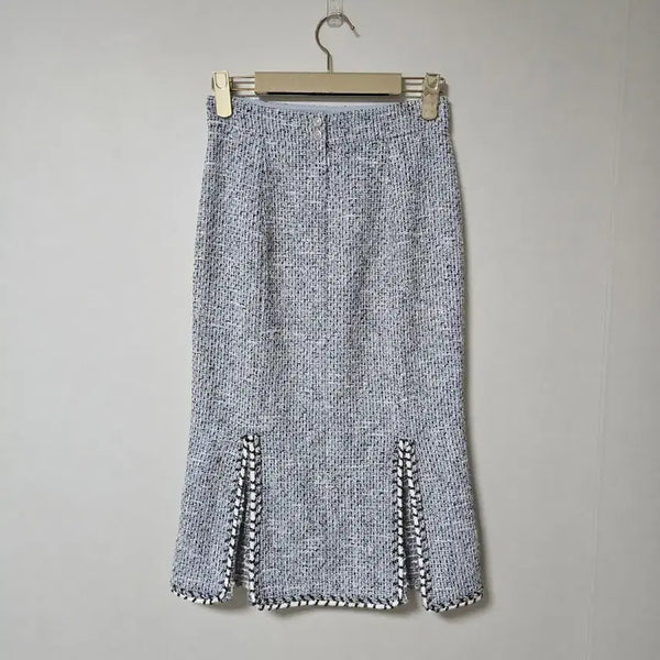[BUNJANG] MICHAA Tweed Long Skirt / 미샤 트위드 롱 스커트
