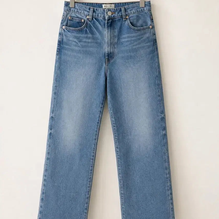 [BUNJANG] Recto Theo Washed Denim Pants Dusty Blue / 렉토 Recto 테오 theo 워시드 데님 워싱 팬츠 진 더스티 블루