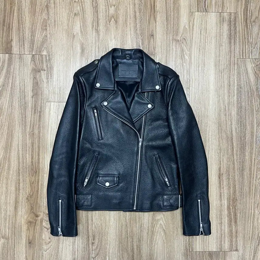[BUNJANG] vivastudio Genuine Leather Rider Jacket Size 55 / 비바스튜디오 소가죽 라이더 자켓 55