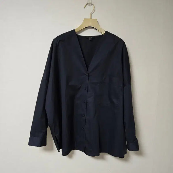 [BUNJANG] COS Navy Oversized Blouse / 코스 네이비 블라우스