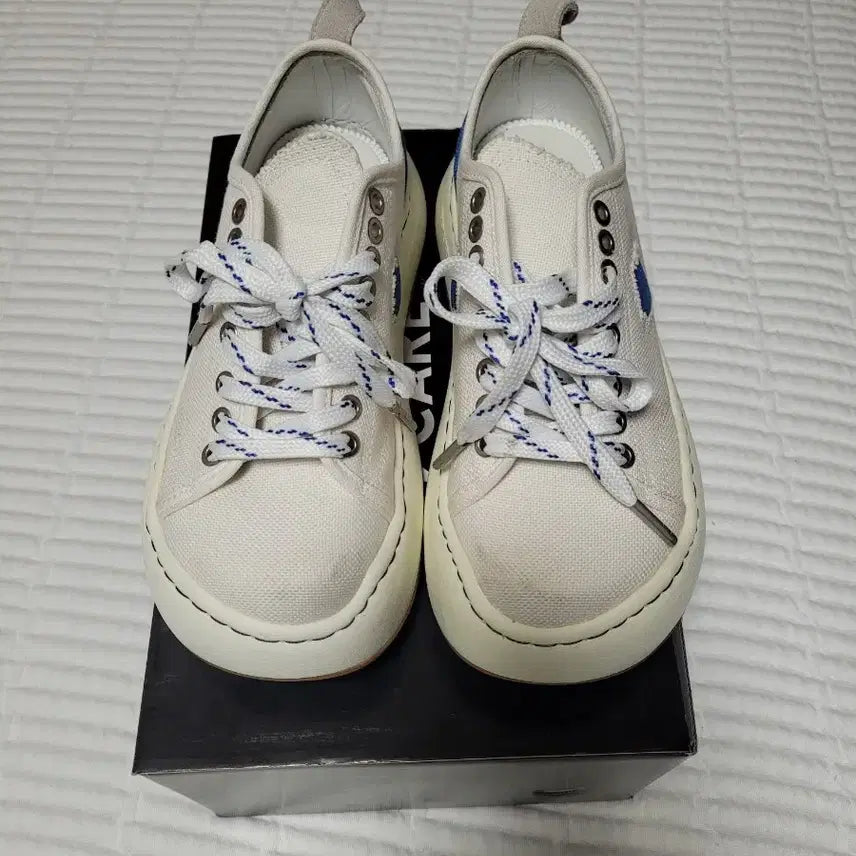 [BUNJANG] Ader Error Log Canb White Sneakers / 아더에러 로그 캔브 화이트