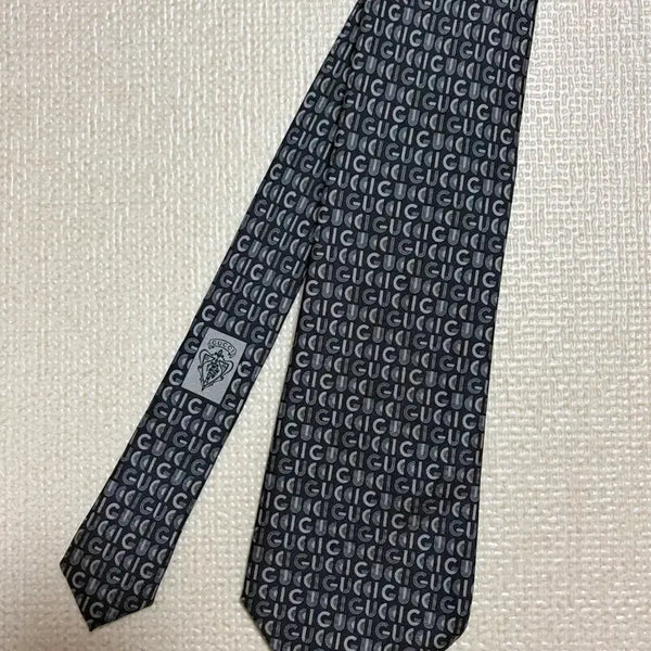 [BUNJANG] Gucci Silk Necktie / 구찌 넥타이 (사용감 없음)
