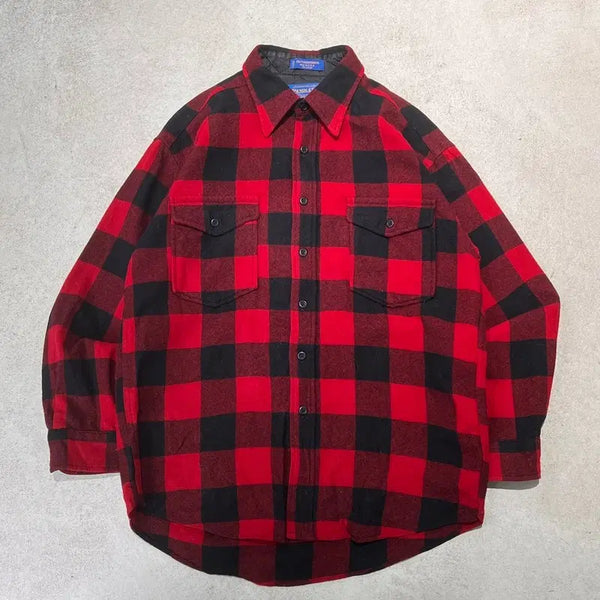 [BUNJANG] Pendleton Wool Check Shirt / 팬들턴 usa 버팔로 울 체크셔츠 s12733