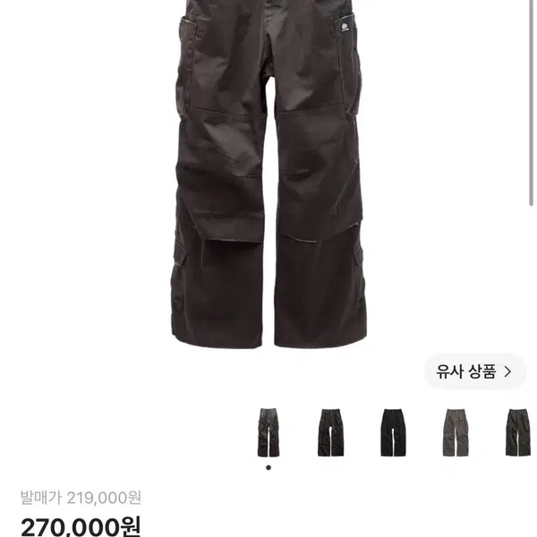 [BUNJANG] Dickies Hacking Room Ji Cargo Work Pants Bleached Black / (3) 디키즈 해칭룸 집 카고 워크 팬츠 블리치드 블랙