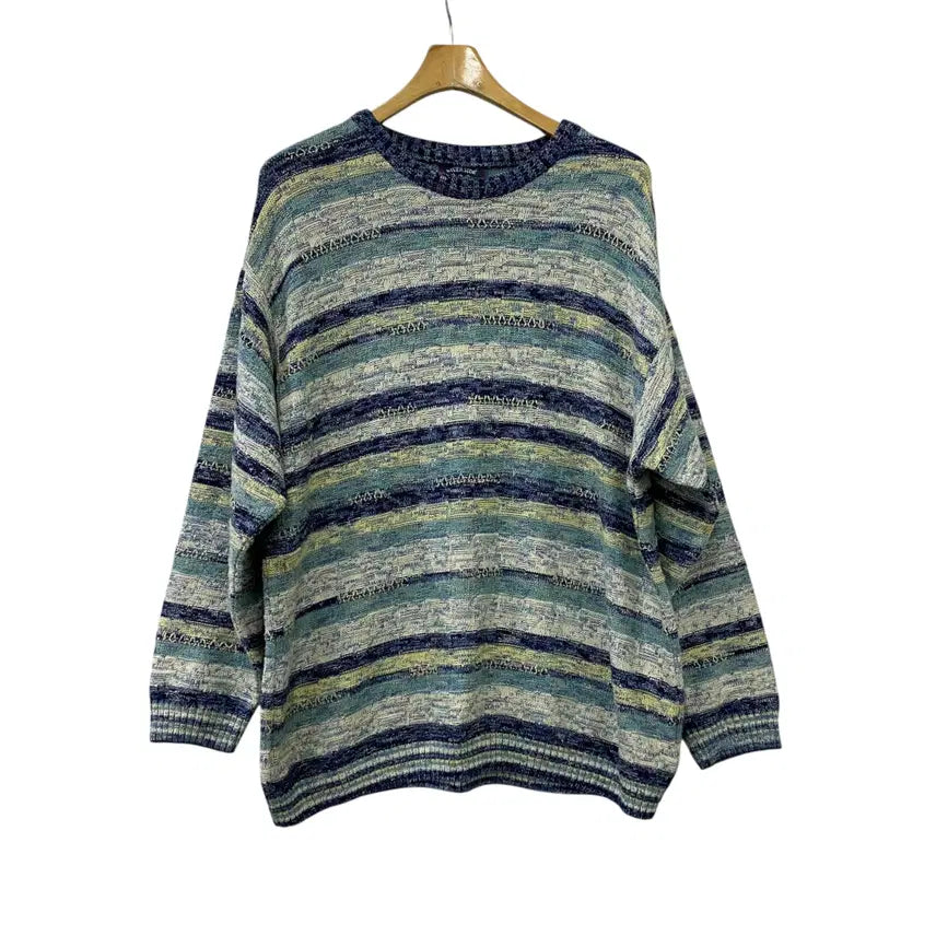 [BUNJANG] Riverside Pattern Knit (XL) / B02. 리버사이드 패턴 니트(XL)