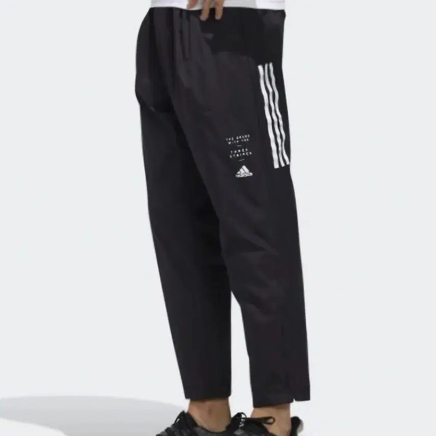 [BUNJANG] Adidas Windbreaker Pants Black L / 아디다스 윈드팬츠 블랙 L