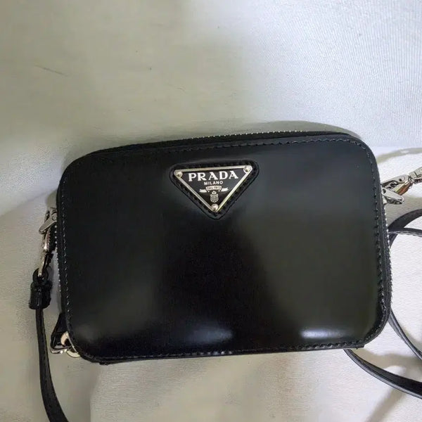[BUNJANG] Prada Mini Brushed Crossbody Bag / 정품 프라다 미니 브러쉬드 크로스백(새상품이나 하자있음)