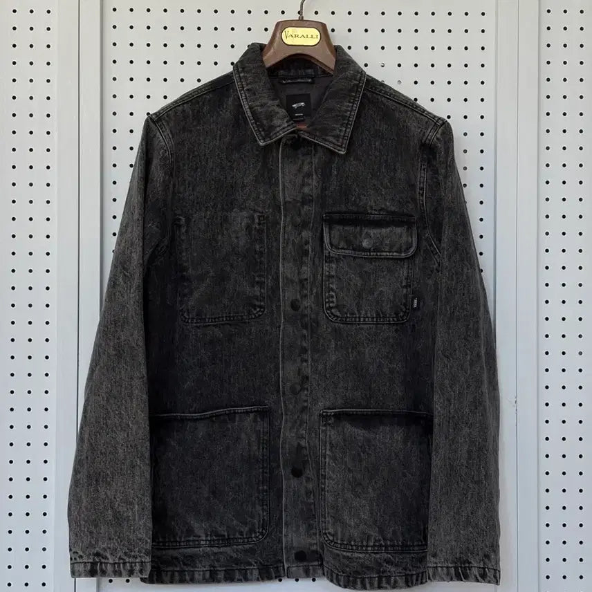 [BUNJANG] VANS Denim Chore Jacket - Black, Size M / VANSㅣDenim Chore Jacket Size M