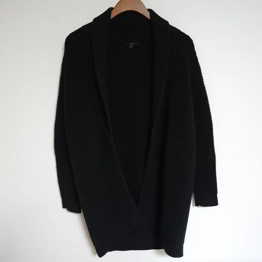 [BUNJANG] COS Black Long Cardigan / 553 코스 COS 블랙 롱 가디건
