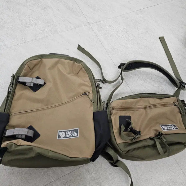 [BUNJANG] Fjällräven Vardag Backpack Shoulder Bag Crossbody Bag Bundle Set / 일괄 / 새상품) 피엘라벤 바르닥 백팩 숄더백 크로스백