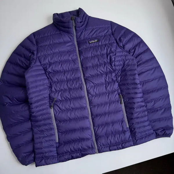 [BUNJANG] Patagonia Purple Down Quilted Sweater Jacket / Patagonia  파타고니아 퍼플 다운 퀼티드 스웨터 자켓
