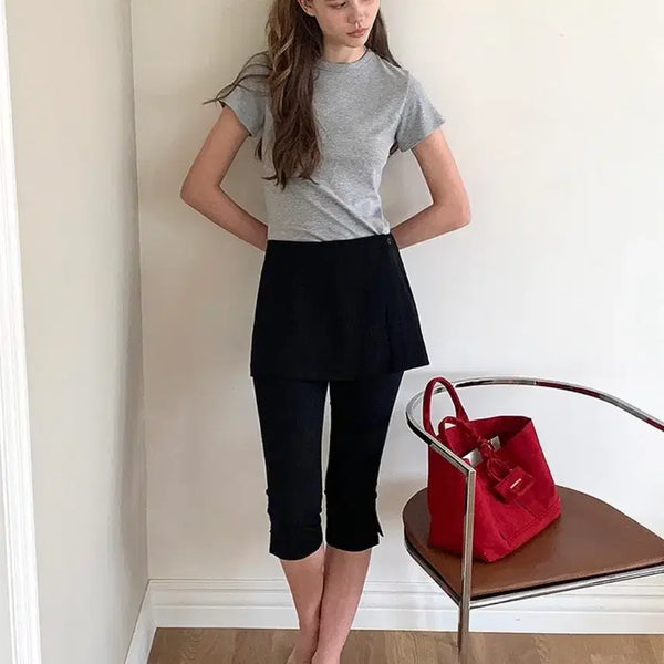 [BUNJANG] Around Yul Capri Wrap Pants Set XS / [새상품/택o]어라운드율 카프리 랩 팬츠 세트 XS