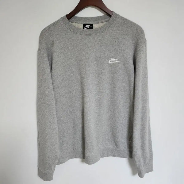 [BUNJANG] Nike Grey Crewneck Sweatshirt / 556 나이키 그레이 스우시 맨투맨