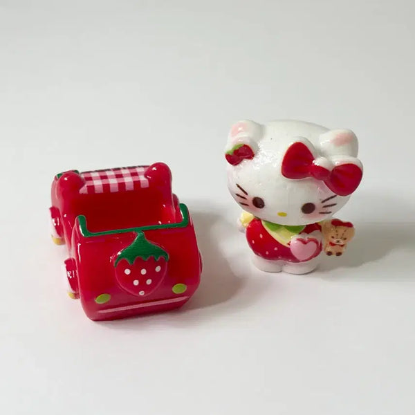 [BUNJANG] Miniature Strawberry Tea / 미니어쳐 키티 딸기 차