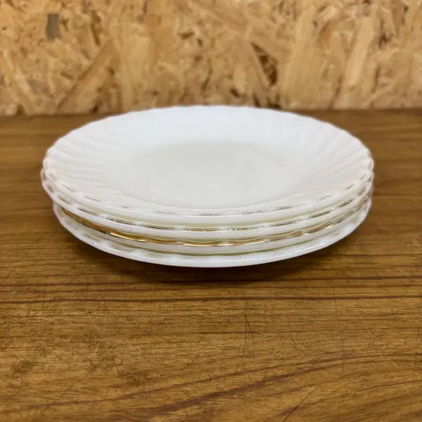 [BUNJANG] Arcopal & Duralex Collaboration Milk Glass Plate / 프랑스아코팔 & 수정그라스 (근현대사 밀크그라스)
