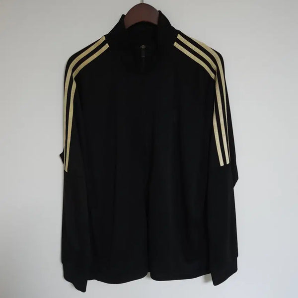 [BUNJANG] Adidas Black 3-Stripes Zip-Up Track Jacket / 558 아디다스 블랙 삼선 집업 자켓 트레이닝 저지
