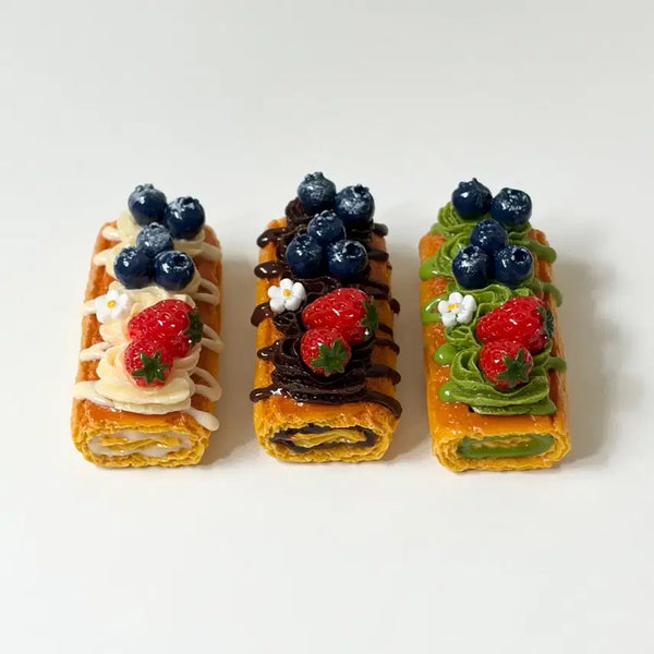 [BUNJANG] Miniature Fruit Dessert Set (3 Types) / 미니어쳐 과일 디저트 3종