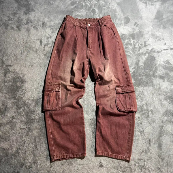 [BUNJANG] XTONZ Bending Cargo Denim Pants - Size M / 엑스톤즈 밴딩 카고 데님팬츠 M