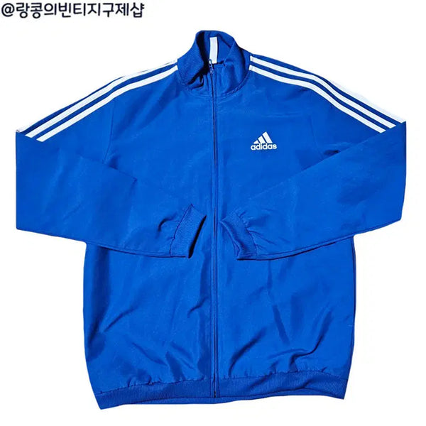 [BUNJANG] Adidas Street Three-Stripes Windbreaker Jacket / 아디다스 스트릿 삼선 바람막이 자켓
