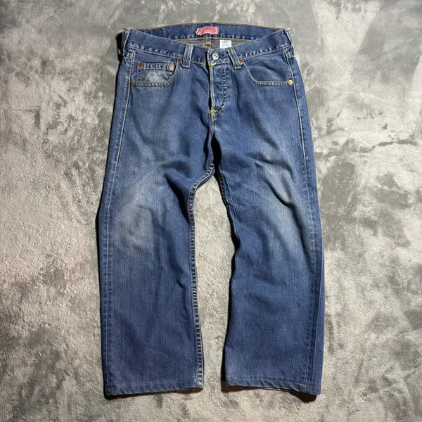 [BUNJANG] 00s Levi's Type 1 Washed Denim Pants 34/30 / 00s 리바이스 타입1 워싱 데님 팬츠 34/30