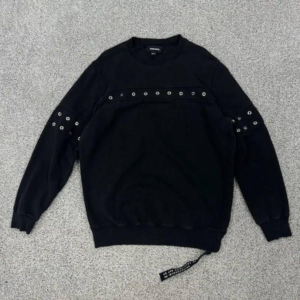 [BUNJANG] Diesel Eyelet Sweatshirt / 디젤 아일렛 맨투맨