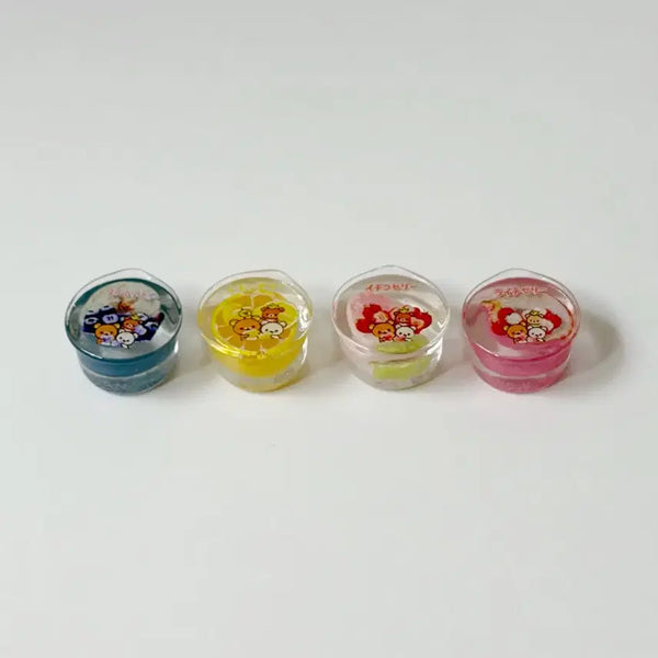 [BUNJANG] Rilakkuma Miniature Fruit Jellies Set (4 Types) / 미니어쳐 리락쿠마 과일젤리 4종