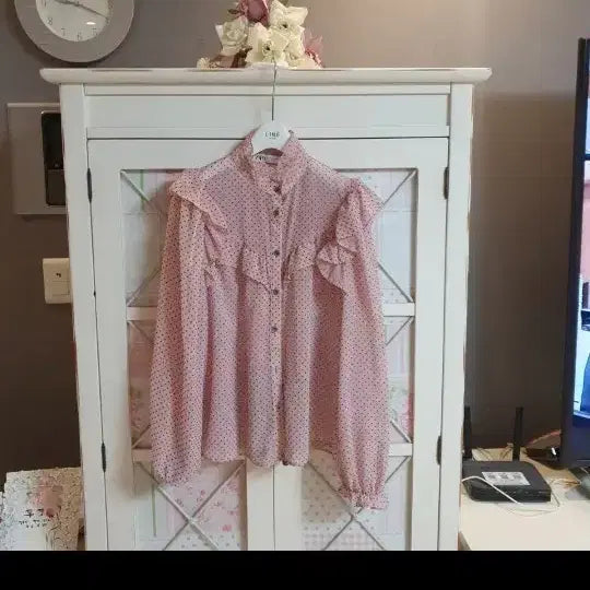 [BUNJANG] Zara Polka Dot Frill Blouse / 자라 도트 프릴 블라우스/55-날씬66