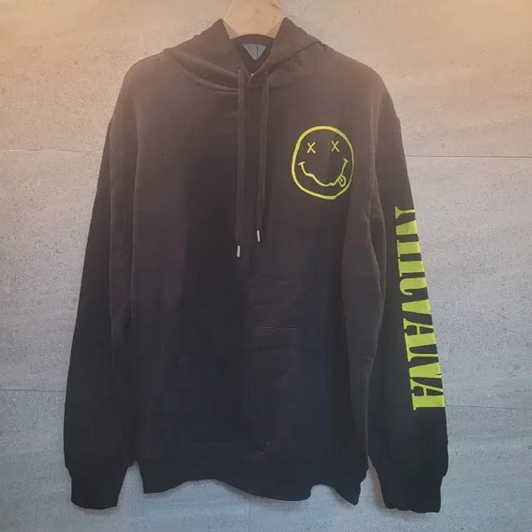 [BUNJANG] NIRVANA Smiley Hoodie / NIRVANA. 오피셜굿즈. 스마일 후드티.